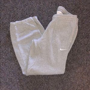 gray nike joggers